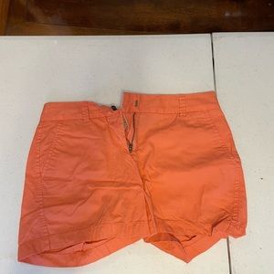 J. Crew factory 3 inch coral chino shorts